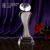 FX-26中国纺织品设计大赛水晶奖杯