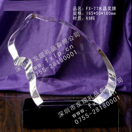 商务奖品FX-77水晶奖牌 
